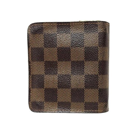 LOUIS VUITTON Compact Zip N61668 Ebene Damier - CA1011 Bifold Wallet - Picture 2 of 6